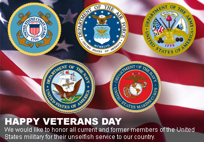 Happy Veterans Day!